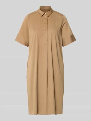 Sukienka koszulowa do kolan z listwą guzikową milano italy