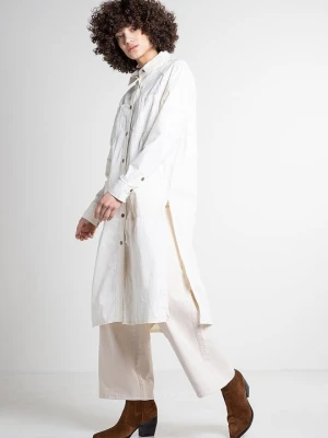 Sukienka koszulowa Free People mleczny