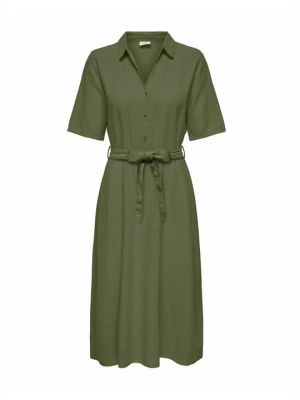 Sukienka koszulowa JDY khaki