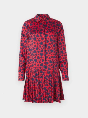 Sukienka koszulowa Kate Spade ciemnoczerwony