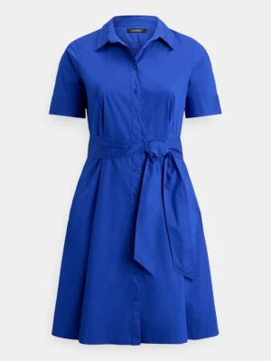 Sukienka koszulowa Lauren Ralph Lauren błękit królewski