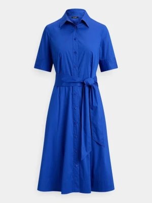 Sukienka koszulowa Lauren Ralph Lauren błękit królewski