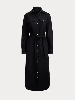 Sukienka koszulowa Lauren Ralph Lauren czarny