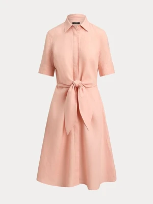 Sukienka koszulowa Lauren Ralph Lauren koralowy