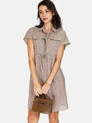 Sukienka koszulowa Le Jardin Du Lin