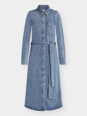 Sukienka koszulowa Marc O'Polo niebieski denim