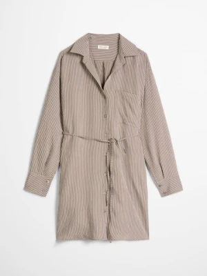Sukienka koszulowa Marc O'Polo taupe