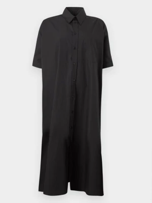 Sukienka koszulowa MM6 Maison Margiela czarny