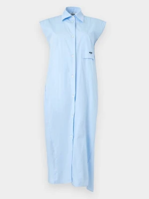 Sukienka koszulowa MOSCHINO jasnoniebieski