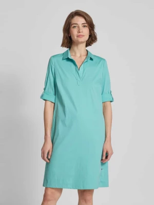 Sukienka koszulowa o długości do kolan w jednolitym kolorze ROBE LÉGÈRE