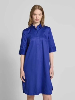 Sukienka koszulowa o długości do kolan z krytą listwą guzikową Christian Berg Woman