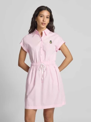 Sukienka koszulowa mini z listwą guzikową Marc Cain