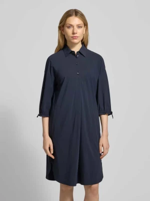 Sukienka koszulowa o długości do kolan z listwą guzikową Marc Cain