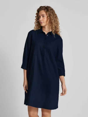 Sukienka koszulowa o długości do kolan z wiskozy model ‘Laluna’ FREE/QUENT