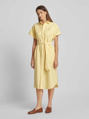 Sukienka koszulowa o długości midi Polo Ralph Lauren