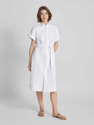 Sukienka koszulowa o długości midi Polo Ralph Lauren