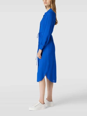 Sukienka koszulowa o długości midi z paskiem w talii model ‘DIBANORA’ Boss