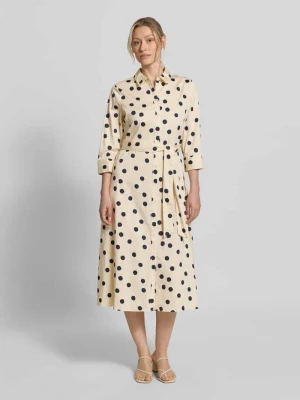 Sukienka koszulowa o kroju regular fit z mieszanki bawełny s.Oliver BLACK LABEL