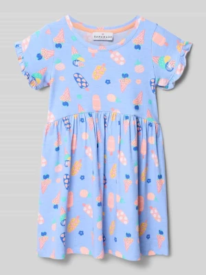 Sukienka koszulowa o kroju regular fit z nadrukiem z motywem na całej powierzchni DANAMADE