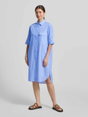 Sukienka koszulowa o kroju relaxed fit z kieszeniami na piersiach model 'Daliya' Joop!