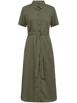 Sukienka koszulowa Part Two khaki
