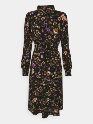 Sukienka koszulowa Pieces czarny