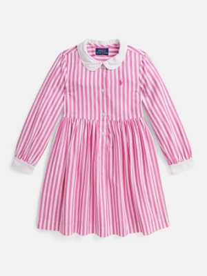 Sukienka koszulowa Polo Ralph Lauren różowy