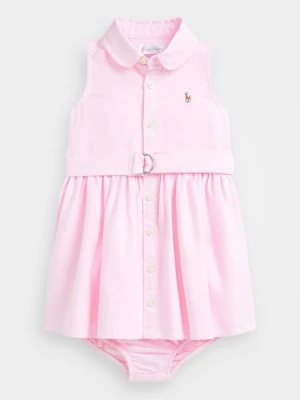 Sukienka koszulowa Polo Ralph Lauren różowy