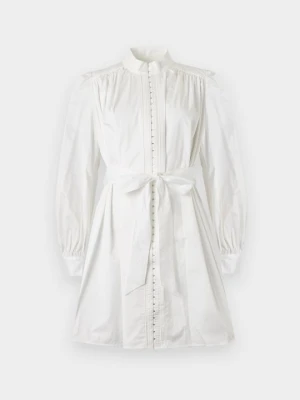 Sukienka koszulowa The Kooples biały