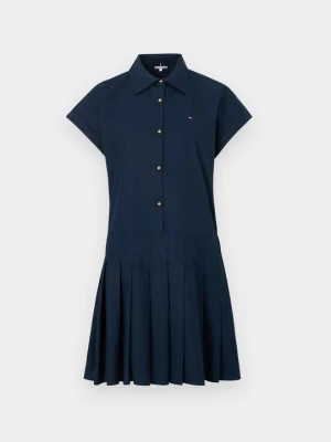 Sukienka koszulowa Tommy Hilfiger granatowy