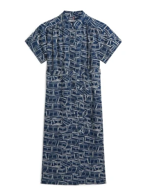Sukienka koszulowa Tommy Hilfiger niebieski