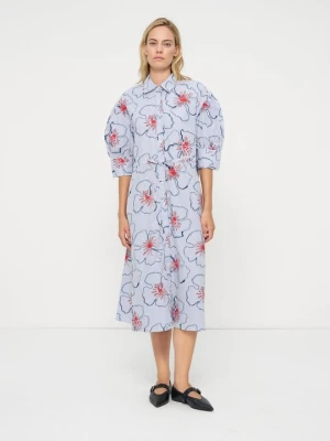 Sukienka koszulowa Tommy Hilfiger niebieski