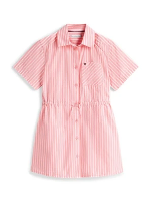Sukienka koszulowa Tommy Hilfiger różowy