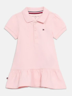 Sukienka koszulowa Tommy Hilfiger różowy