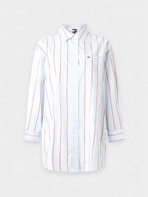 Sukienka koszulowa Tommy Jeans niebieski