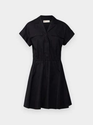 Sukienka koszulowa Tory Burch czarny
