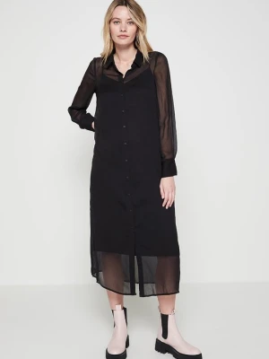 Sukienka koszulowa Vero Moda czarny