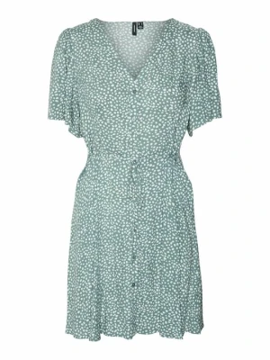 Sukienka koszulowa Vero Moda zielony melanż