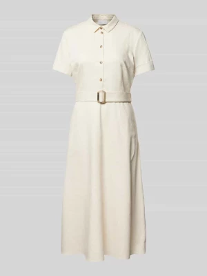 Sukienka koszulowa w jednolitym kolorze z paskiem w talii Jake*s Collection