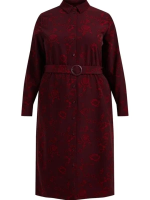 Sukienka koszulowa WE Fashion czerwony