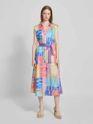 Sukienka koszulowa z czystej bawełny milano italy