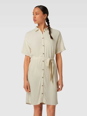 Sukienka koszulowa z dodatkiem wiskozy model ‘VINSTY’ Pieces