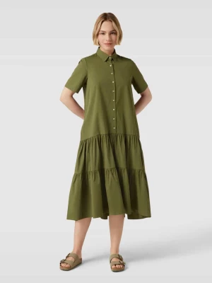 Sukienka koszulowa z efektem stopniowania model ‘Alena’ tonno & panna