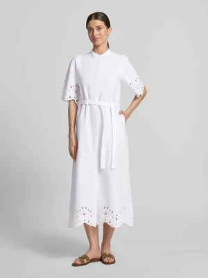 Sukienka koszulowa z haftem angielskim model 'Marika' GUIDO MARIA KRETSCHMER WOMAN