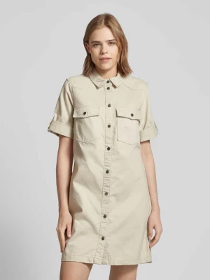 Sukienka koszulowa z kieszeniami na piersi model ‘NEW SIGNE’ Noisy May