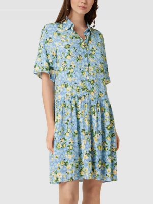 Sukienka koszulowa z kwiatowym wzorem na całej powierzchni Marc O'Polo DENIM