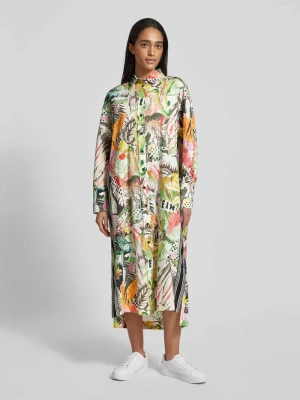 Sukienka koszulowa z listwą guzikową na całej długości Marc Cain