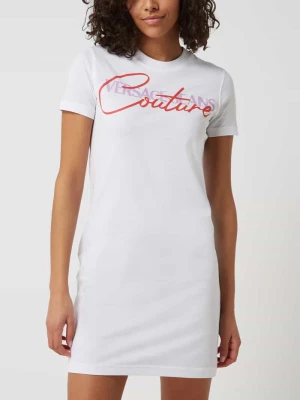 Sukienka koszulowa z logo Versace Jeans Couture