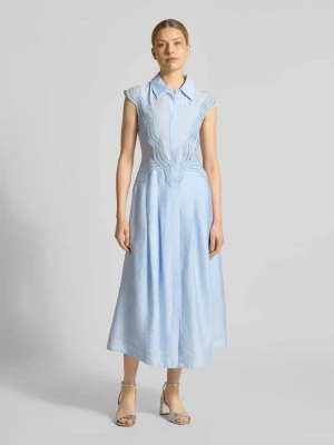 Sukienka koszulowa z mieszanka modalu z koronka model 'COLE' Copenhagen Muse