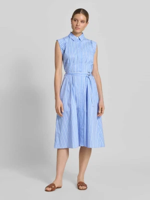 Sukienka koszulowa z paskiem Liu Jo White